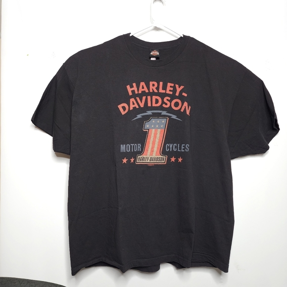 Harley-Davidson Other - Harley Davidson T Shirt Men's 5XL Black Wisconsin H-D OCNOMOWOC WI Graphic #1